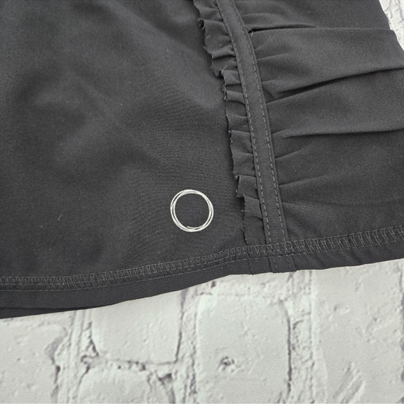 The Bubble Lifestyle “Prince” Black Ruffled Tennis / Golf Skirt Medium - Picture 5 of 11